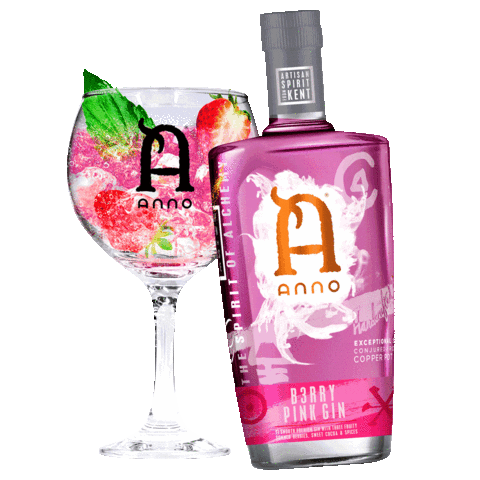 pink gin Sticker by Anno Distillers