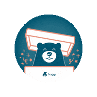 Bear Zoo Sticker by Huggs Coffee