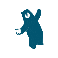 Bear Zoo Sticker by Huggs Coffee
