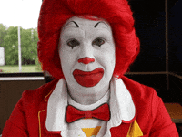 ronald mcdonald wtf GIF by McDonald's CZ/SK