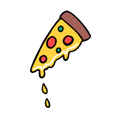 Pizza Sticker by Sophie Rose Brampton