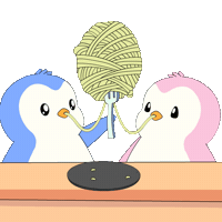 Hungry Bon Appetit Sticker by Pudgy Penguins