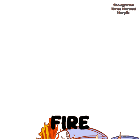 Flying Fired Up Sticker by VeeFriends