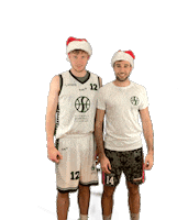 Christmas Santa Sticker by Stenhus Basketball College