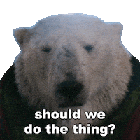 Polar Bear Sticker by Red One Movie