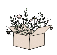 Flowers Box Sticker by herzstaerkend