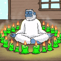 Crypto Meditating GIF by Lofi The Yeti