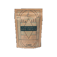 CuredNutrition cbd cbd oil dog treat cured Sticker