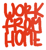 Work From Home Sticker