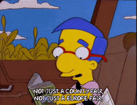 bart simpson car GIF