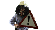 Ausrufezeichen Ohrenzu Sticker by Duerrbachhexen