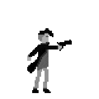 Black And White Art Sticker by bandaingrime