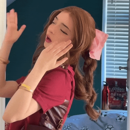 Beautiful Girl Falling GIF