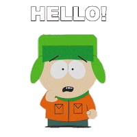 Kyle Broflovski Hello Sticker by South Park