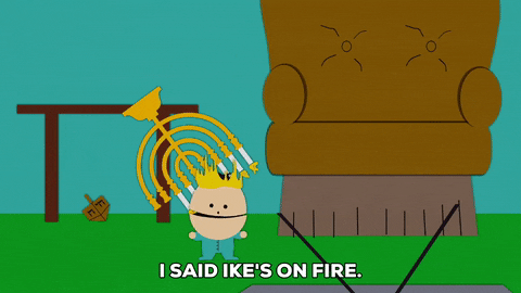 ike broflovski fire GIF by South Park 