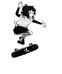 Skating Tony Hawk Sticker