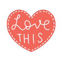 I Love This Hearts Sticker
