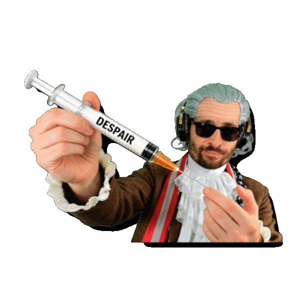 Sad Giving Up Sticker