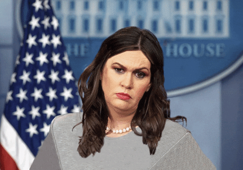 donald trump sarah sanders GIF