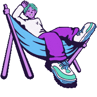 Hammock Drammen Sticker by akrobatdesign