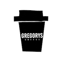 Coffee Shop Cup Sticker by Gregorys Coffee
