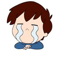 Crying Sticker by Simple&Madama