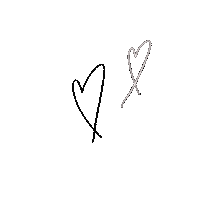 Black And White Love Sticker