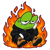 Frog Sticker by ForeverWilin