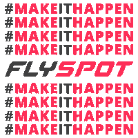 Flyspot flying skydiving makeithappen indoorskydiving Sticker