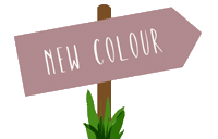 New Colour Sticker by Izabelle Hammon UK