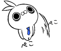 うさぎ Working Sticker by クレイジー闇うさぎ