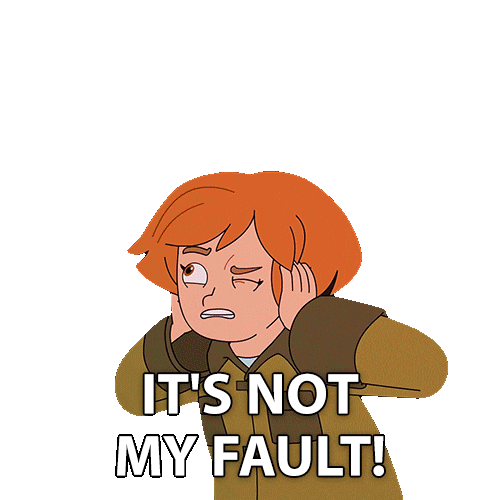 Its Not My Fault Esther Sticker by NETFLIX