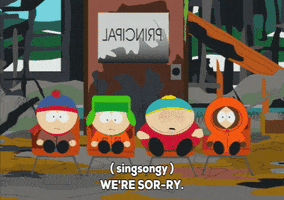 sorry eric cartman GIF by South Park 