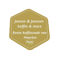 Koffie Sticker by Jansen & Janssen Coffee & More
