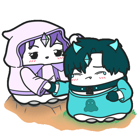 Its Okay Crying Sticker by Boo