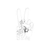 Spartmotard v motorcycle biker supermoto Sticker