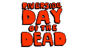 Day Of The Dead Riverside Sticker by deladeso