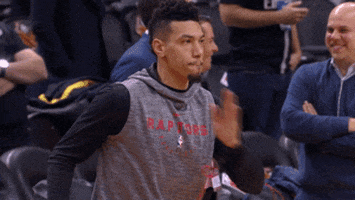 stretching danny green GIF by NBA