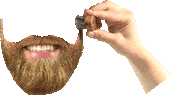 beard bart Sticker by Brooklyn Soap Company