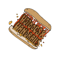 Hotdogs Handrails Sticker by Ruka Ski Resort