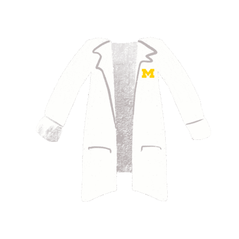 Umsocial Lab Coat Sticker by University of Michigan