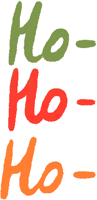 New Year Christmas Sticker