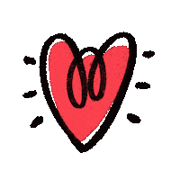 Heart Love Sticker by Ismael Gudiño