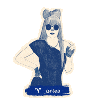 Lady Gaga Astrology Sticker by Diana Lecompte