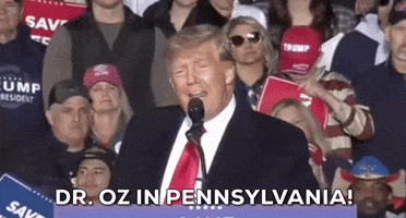 Dr Oz Trump GIF by GIPHY News