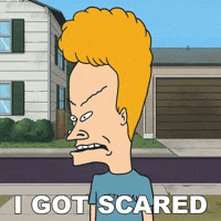 Scared Beavis And Butthead GIF by Paramount+