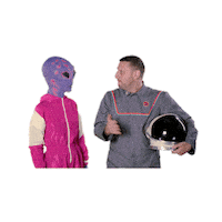Space Be Nice Sticker by Tim Robinson