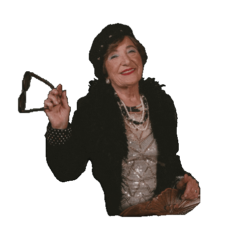 teteaccessories giphyattribution smile granny yougotthis Sticker