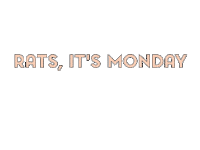 monday blues Sticker by rats worldwide