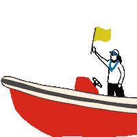 Yellow Flag Sticker